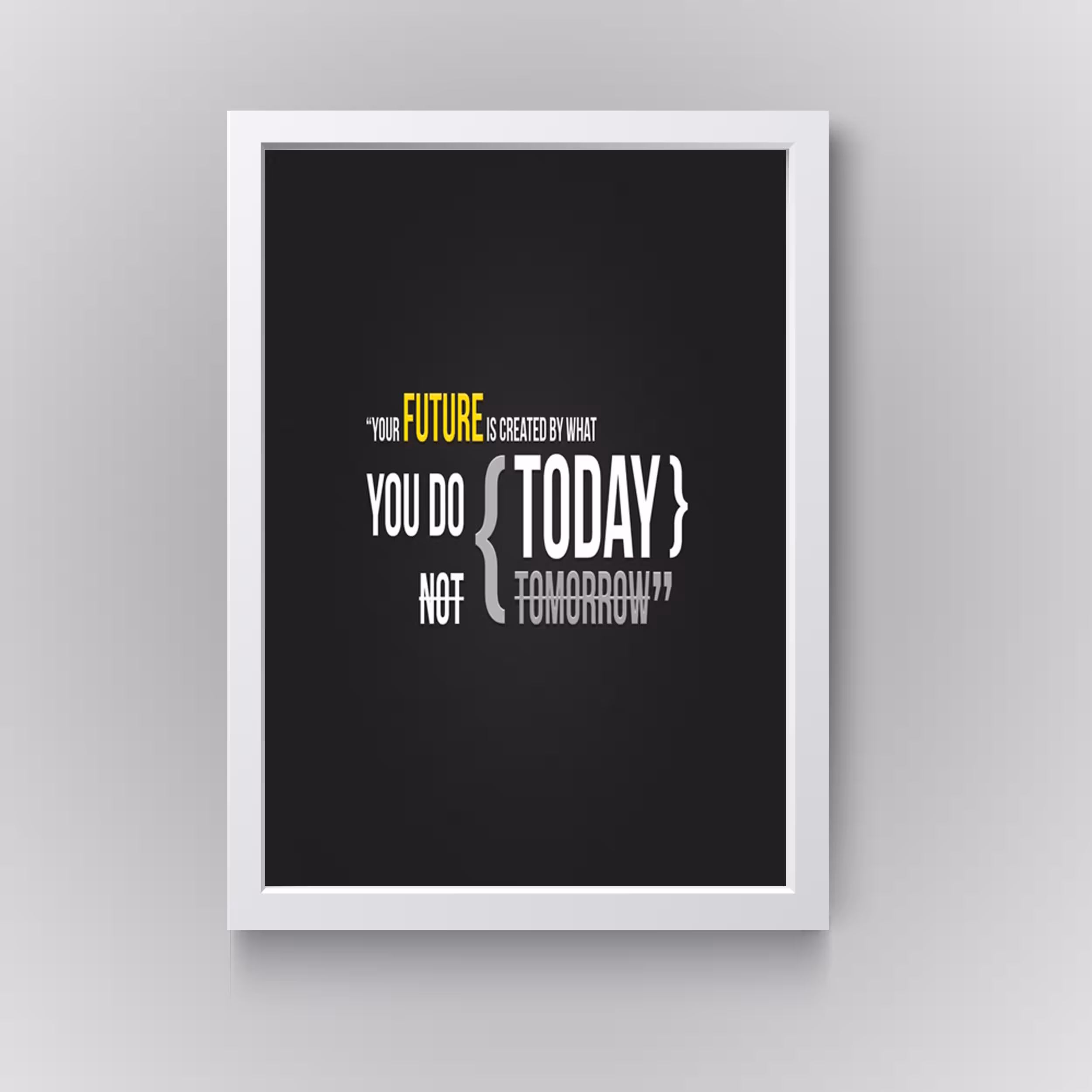 تابلو مدل دکوراتیو انگیزشی you do todayکدN237