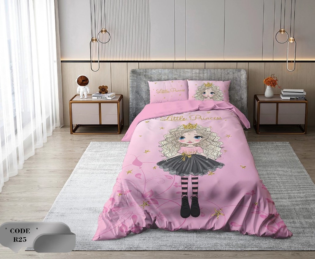 سرویس روتختی 2 نفره 6 تکه ابعاد 225 ×235 کشدار ضد حساسیت و عرق کد R25 | ست خواب و ست روتختی