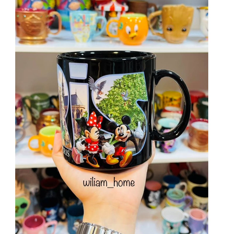 ماگ دیزنی میکی و مینی  ماس در پاریس،مشکی