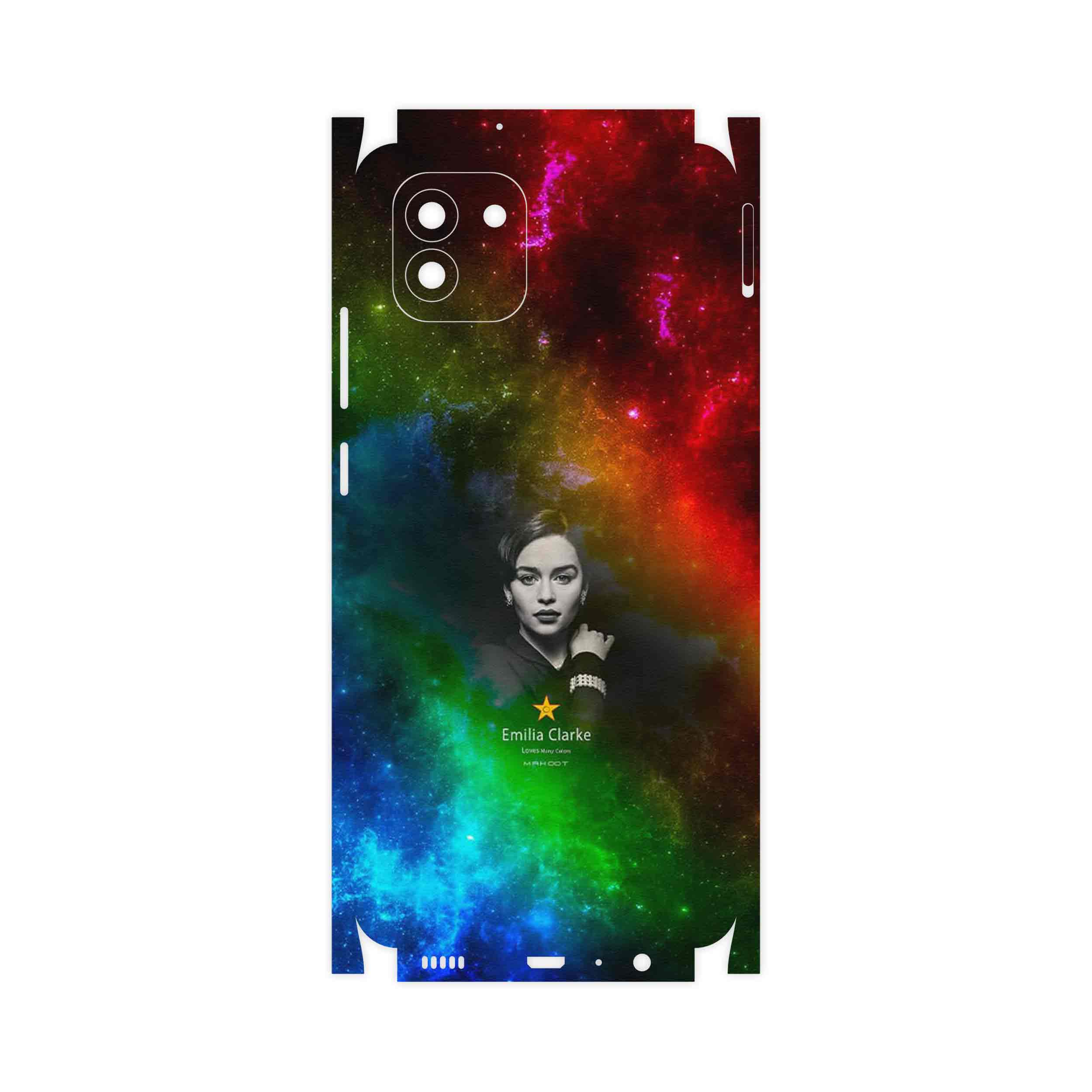 برچسب پوششی ماهوت مدل emilia clarke-FullSkin مناسب برای گوشی موبایل سامسونگ Galaxy A03