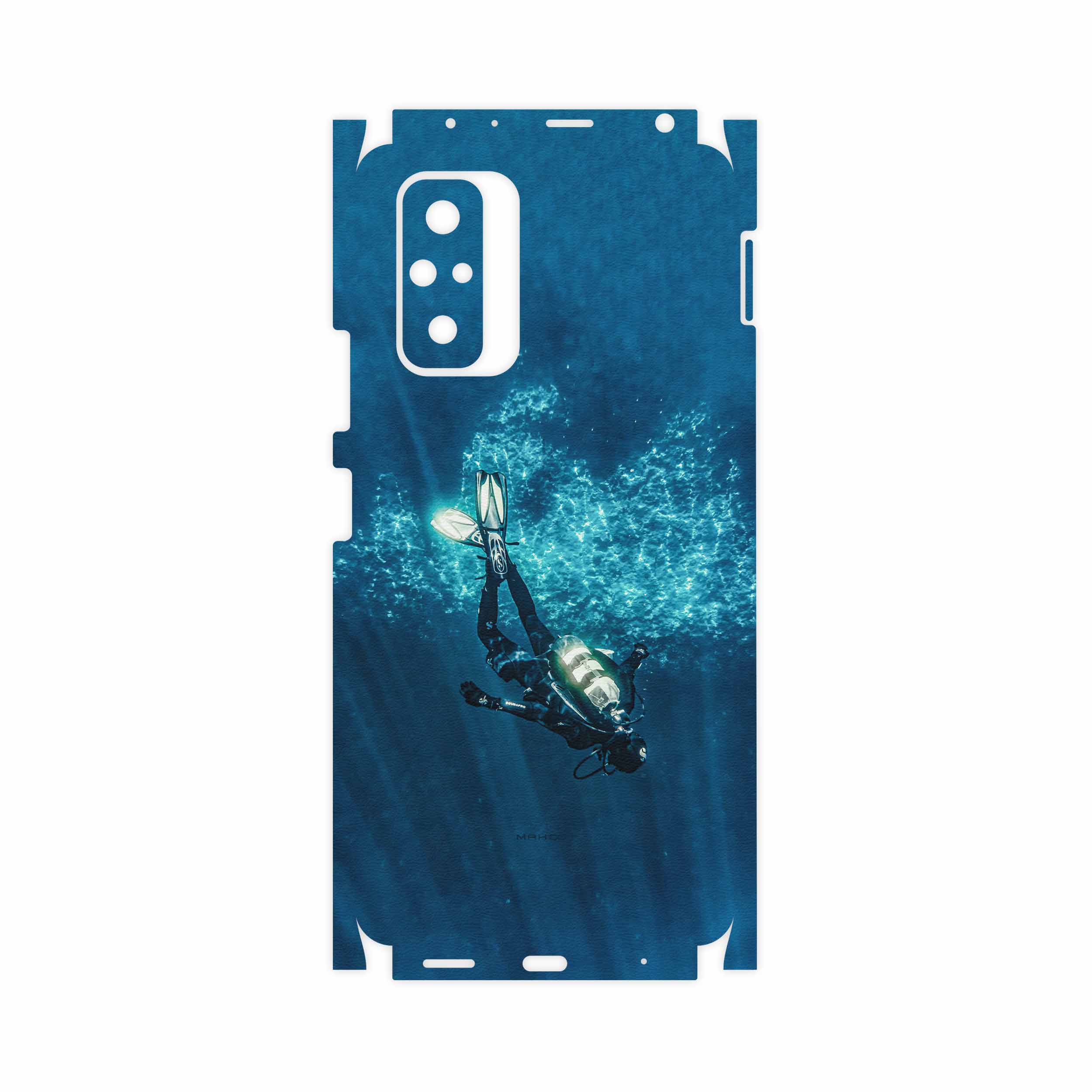 برچسب پوششی ماهوت مدل Scuba-Diving-FullSkin مناسب برای گوشی موبایل شیائومی Redmi Note 10 Pro
