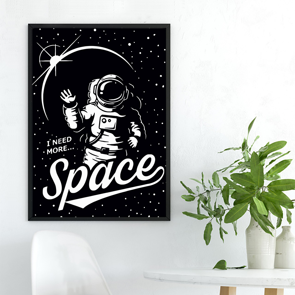 تابلو طرح فضانورد کد T1134