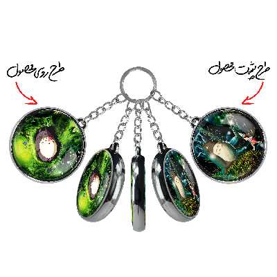 جاکلیدی خندالو طرح توتورو و می انیمه توتورو مدل دوطرفه کد 1281812815