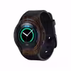 برچسب ماهوت طرح Dark_Walnut_Wood مناسب برای ساعت هوشمند سامسونگ Galaxy Gear S2