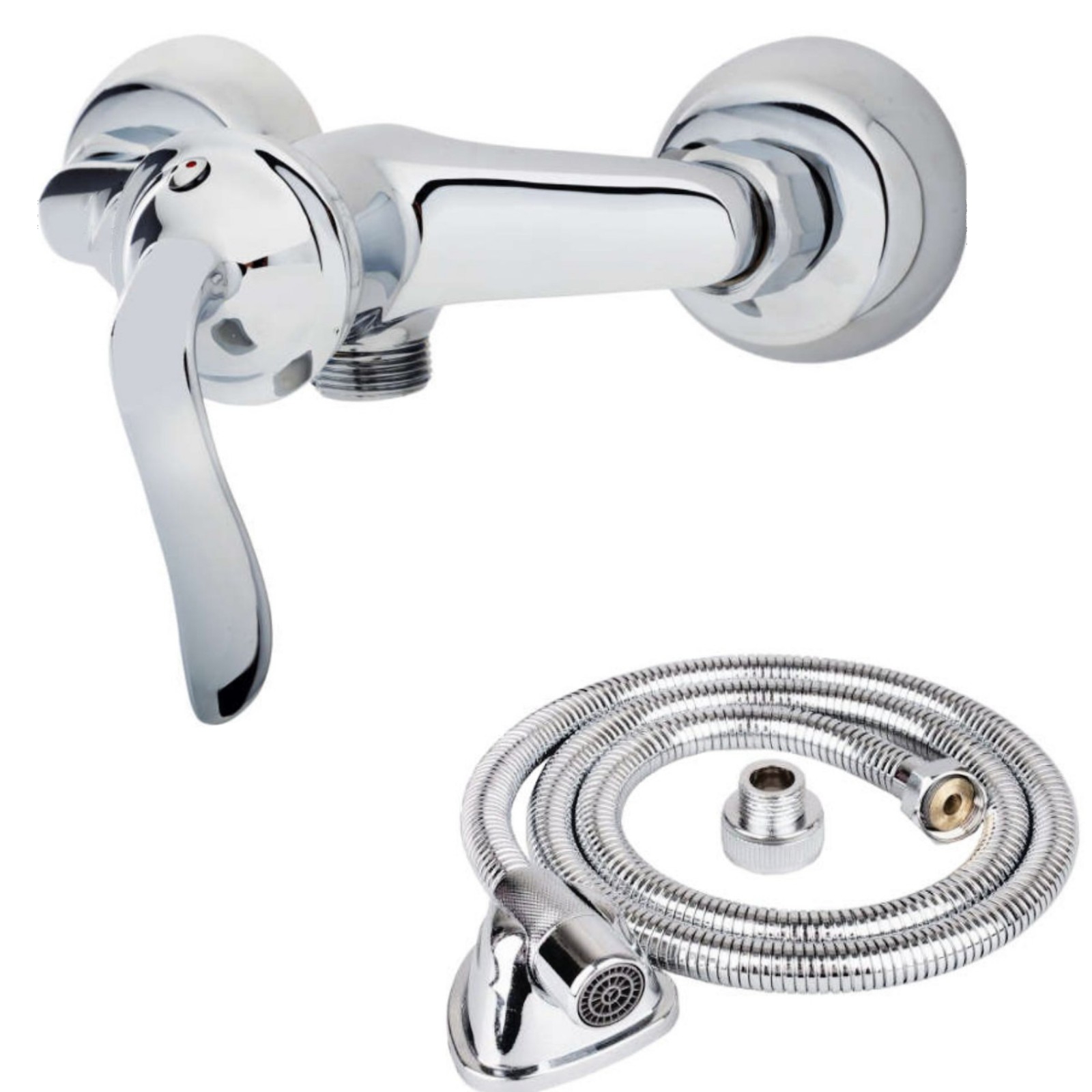 شیر سرویس بهداشتی شیرالات رز مدل هلن 2 به همراه شلنگ توالت