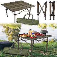 میز کمپ چند رنگ کمپینگ آلومینیوم 50X50X50Cm 2 Ha036 Binbirreyon