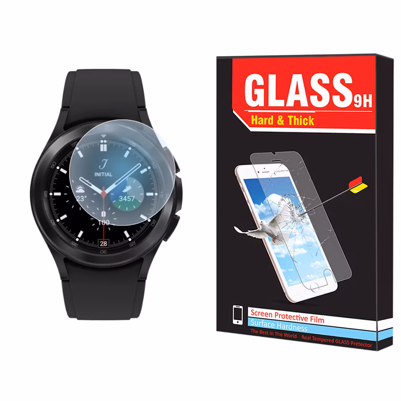 محافظ صفحه نمایش نانو هارد اند تیک مدل NHT مناسب برای ساعت هوشمند سامسونگ Galaxy Watch 4 Classic 42mm