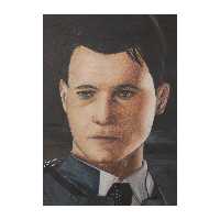 نقاشی مداد رنگی مدل بازی Detroit Become Human کد 01