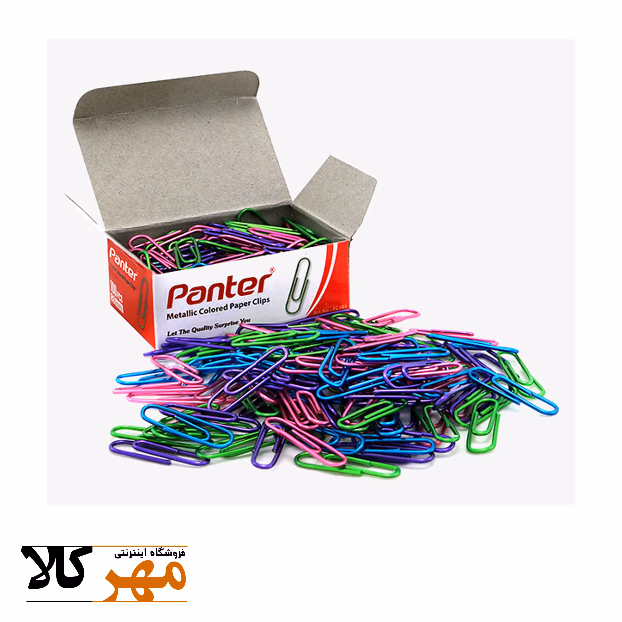 panterگیره کاغذ متالیک