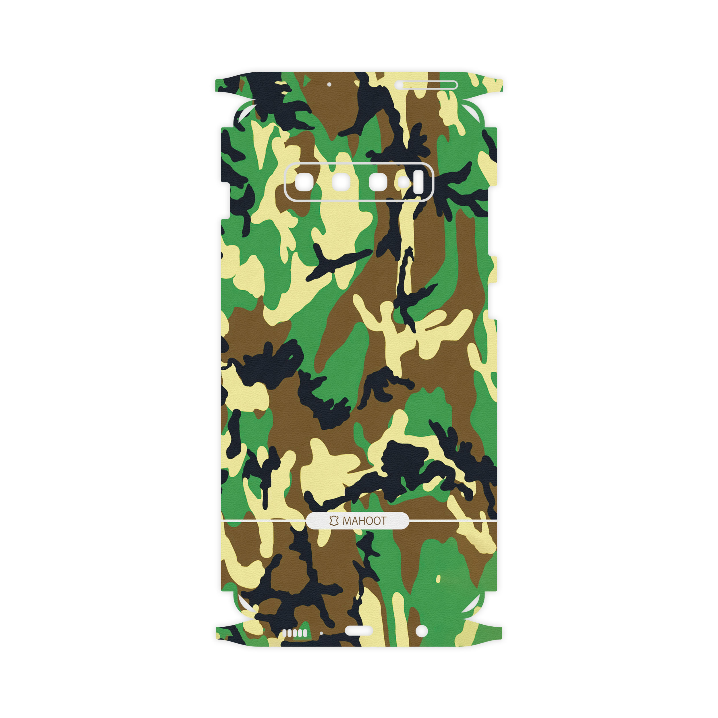 برچسب پوششی ماهوت مدل Army-Green1-Pattern-FullSkin مناسب برای گوشی موبایل سامسونگ Galaxy S10 Plus