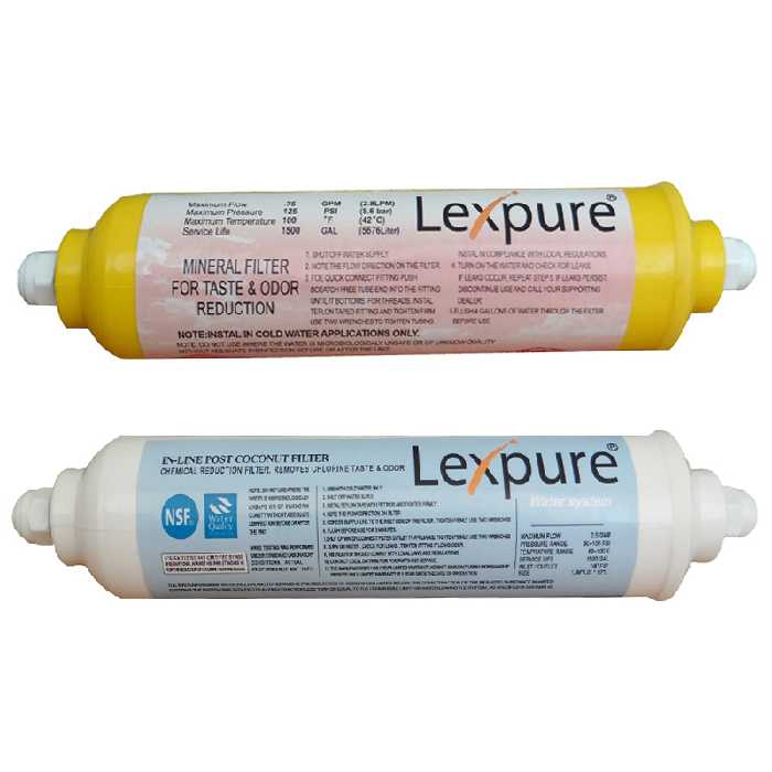 فیلتر تصفیه آب لکس پیور مدل M12 مجموعه دو عددی