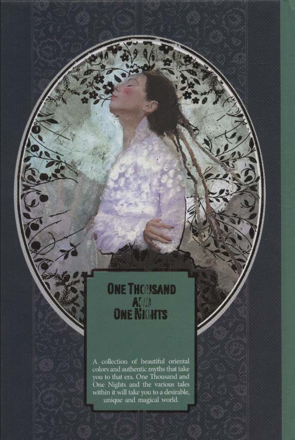 دفترچه یادداشت خط دار (ONE THOUSAND AND ONE NIGHTS)،(کد 6024)،(لب طلایی) - ناشربوک | خرید آنلاین کتاب
