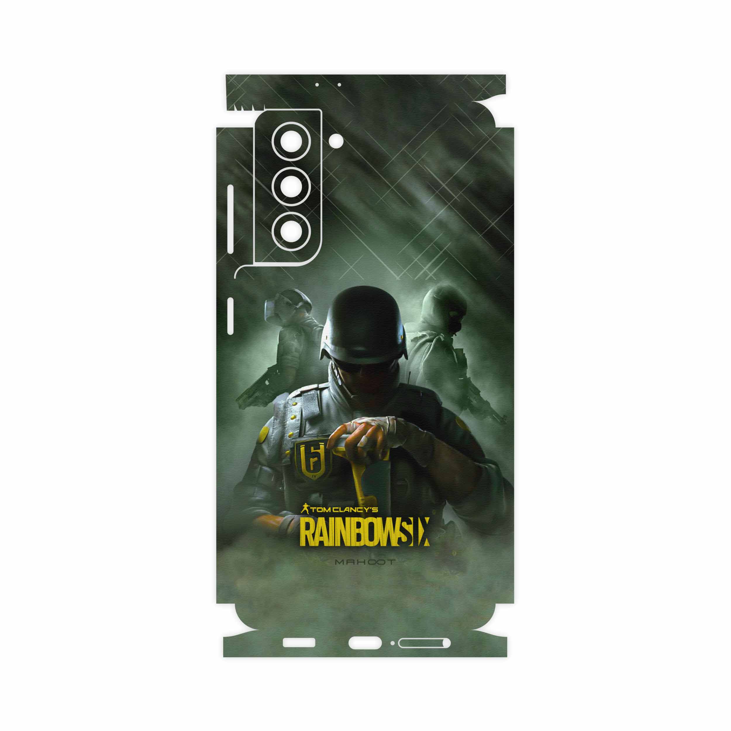 برچسب پوششی ماهوت مدل Rainbow-Six-Game-FullSkin مناسب برای گوشی موبایل سامسونگ Galaxy S21 5G