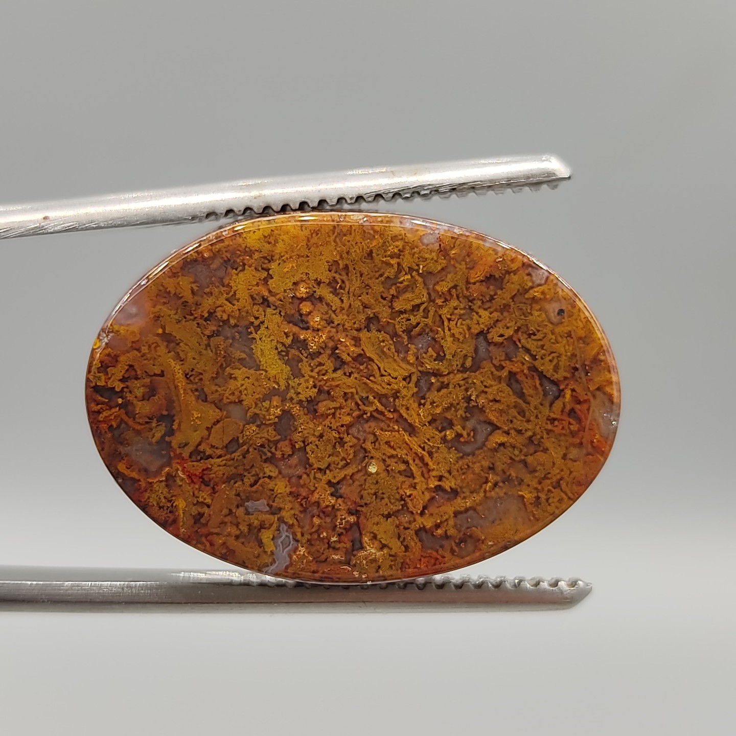 عقیق جاسپر طبیعی با طرح و رنگ عالی