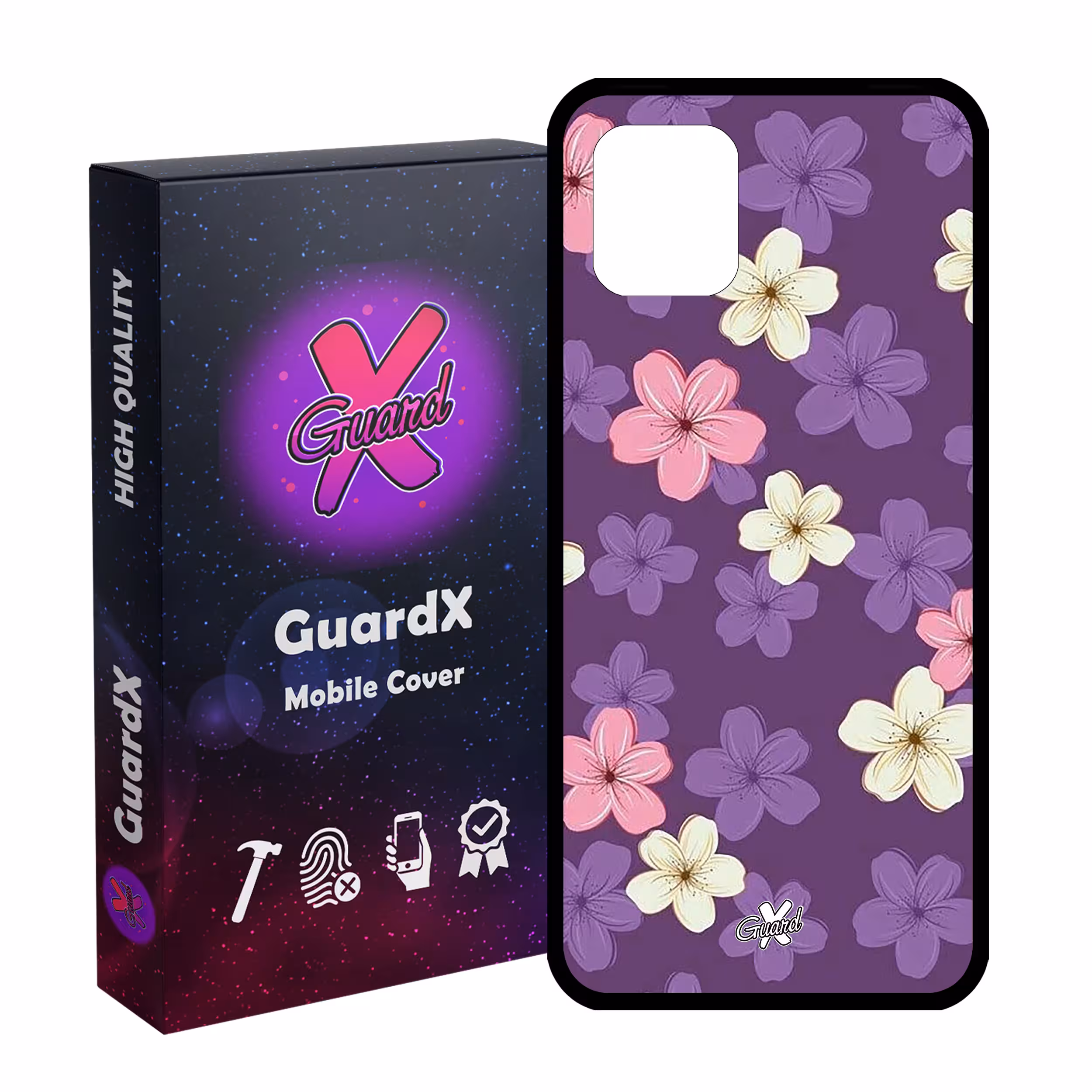 کاور گارد ایکس طرح گل مدل Glass10536 مناسب برای گوشی موبایل سامسونگ Galaxy Note 10 Lite / A81