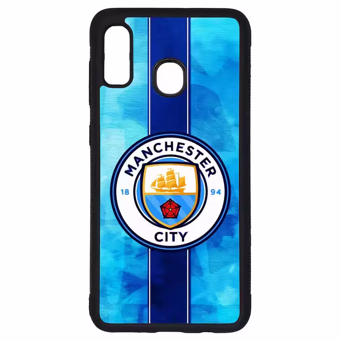 کاور طرح تیم منچستر سیتی Manchester City کد G-189 مناسب برای گوشی موبایل سامسونگ Galaxy A20 / A30 | دیجی قاب دونی