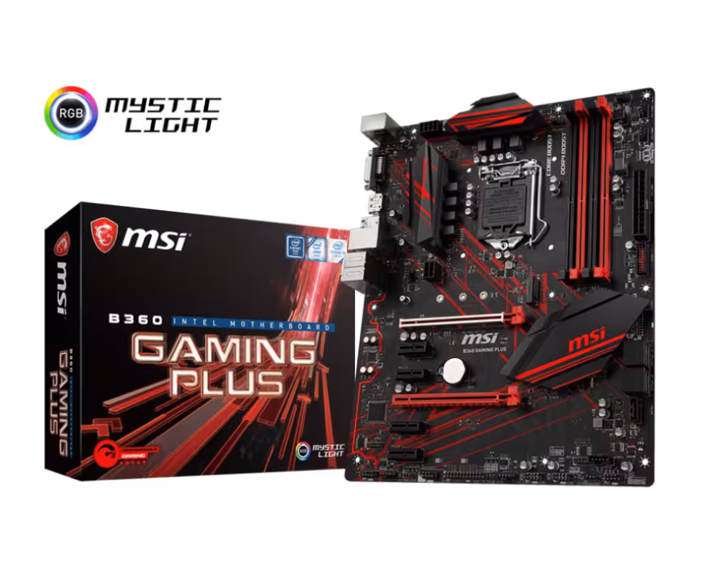 مادربورد ام اس آی B360 GAMING PLUS