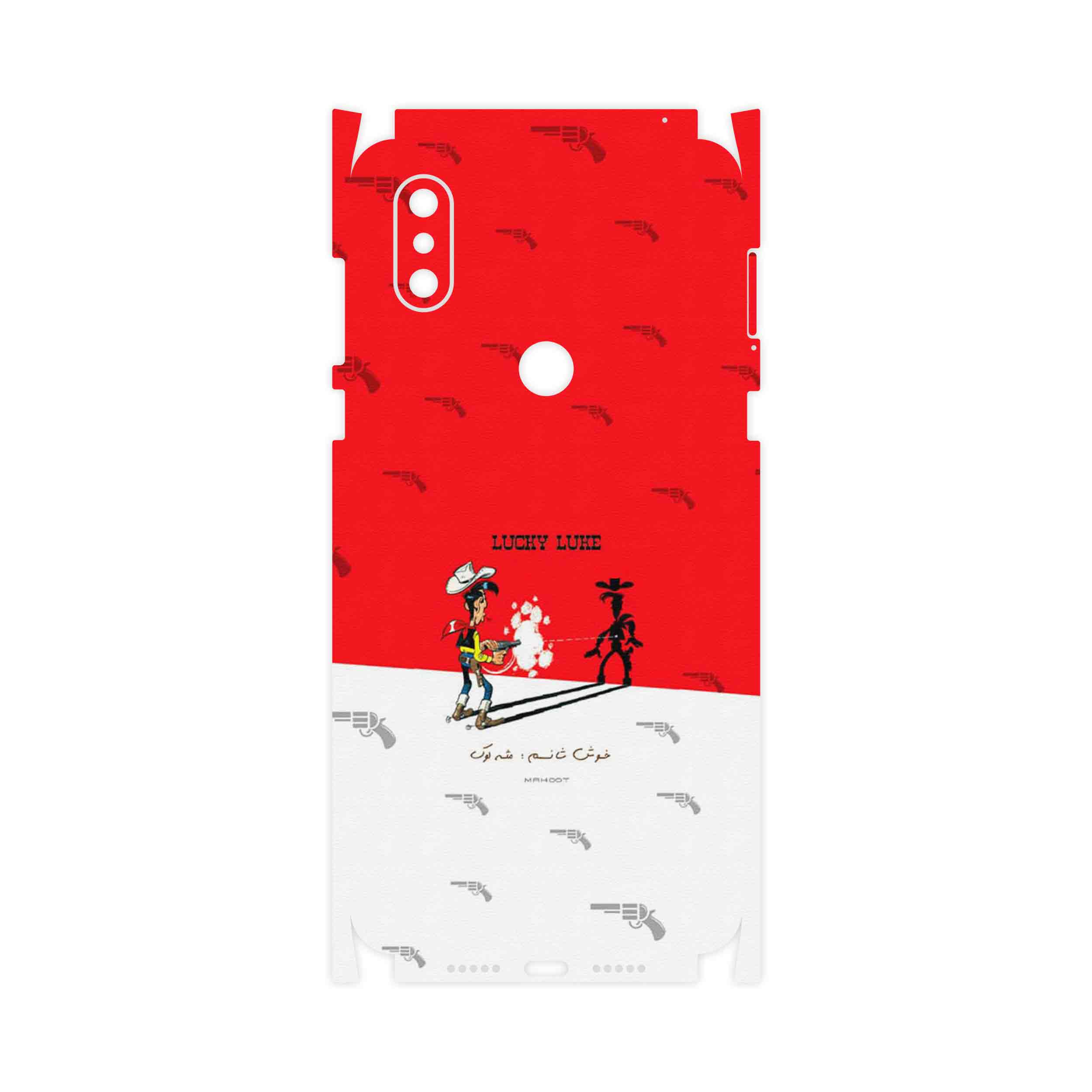 برچسب پوششی ماهوت مدل Lucky Luke-FullSkin مناسب برای گوشی موبایل شیائومی Mi Mix 3