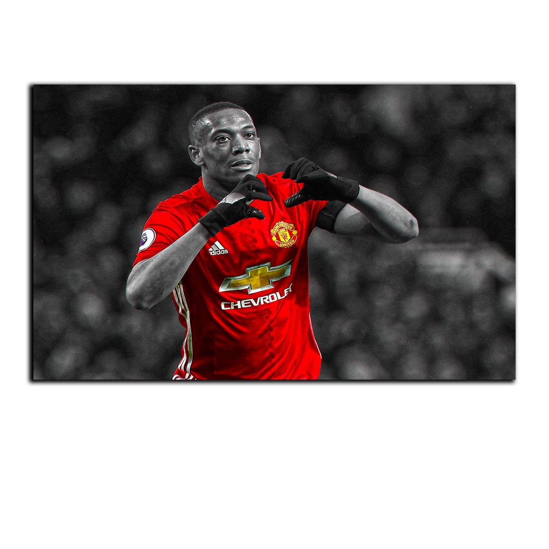 تابلو شاسی بکلیت طرح بازیکن فوتبال آنتونی مارسیال تیم منچستر یونایتد مدل SH-S7074