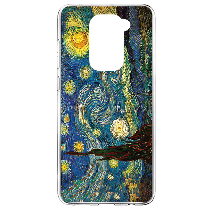 کاور طرح شب پرستاره مناسب برای گوشی موبایل شیائومی Redmi Note 9 