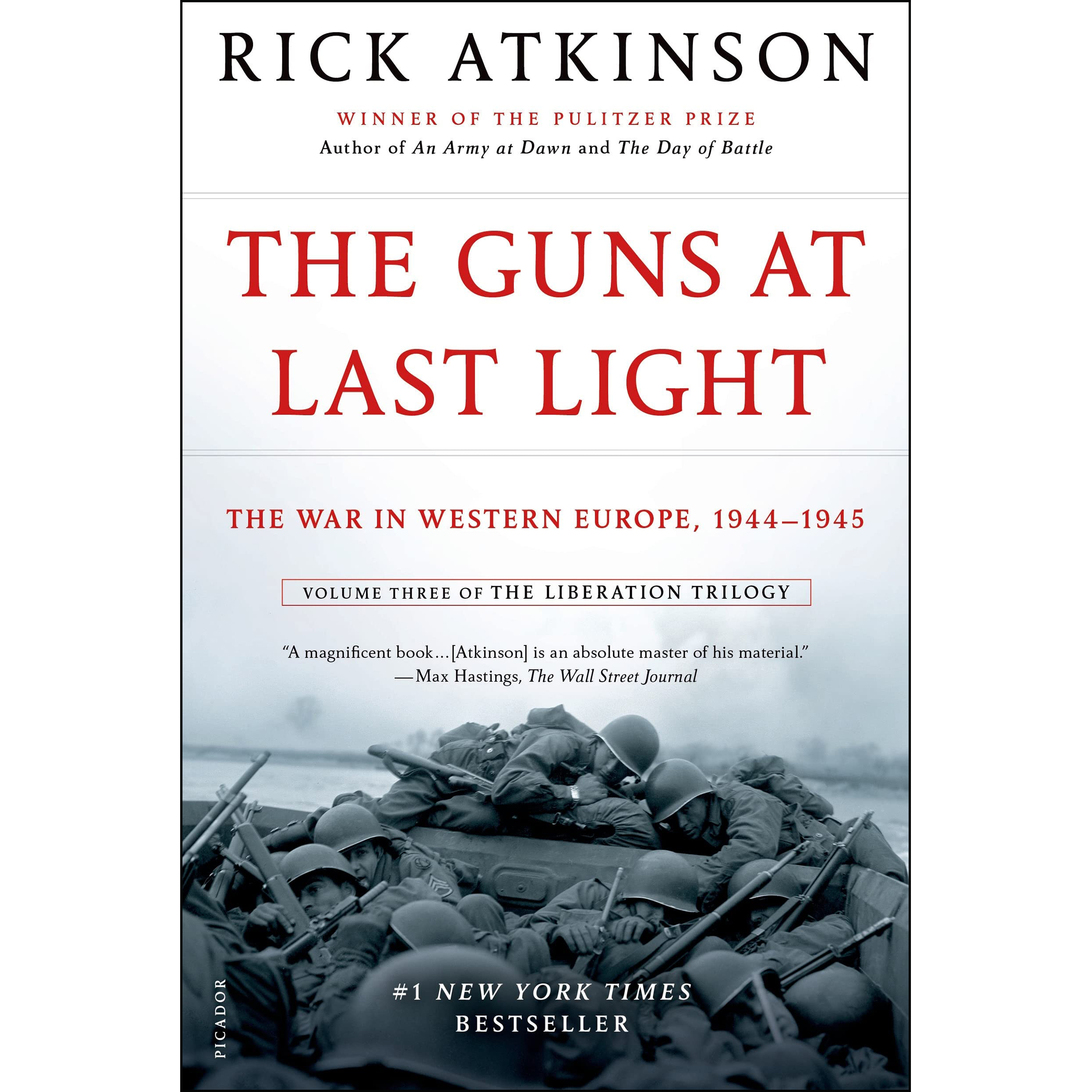 کتاب The Guns at Last Light اثر Rick Atkinson انتشارات Picador