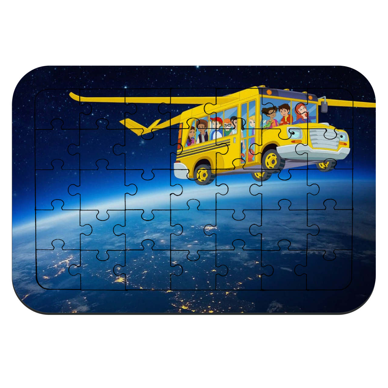 پازل 35 تکه طرح انیمیشن سفرهای علمی مدل NI1529 