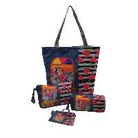 ست چهار تکه کیف بزرگ ساسویه سری یلدا-هندوانه (کد 1106)