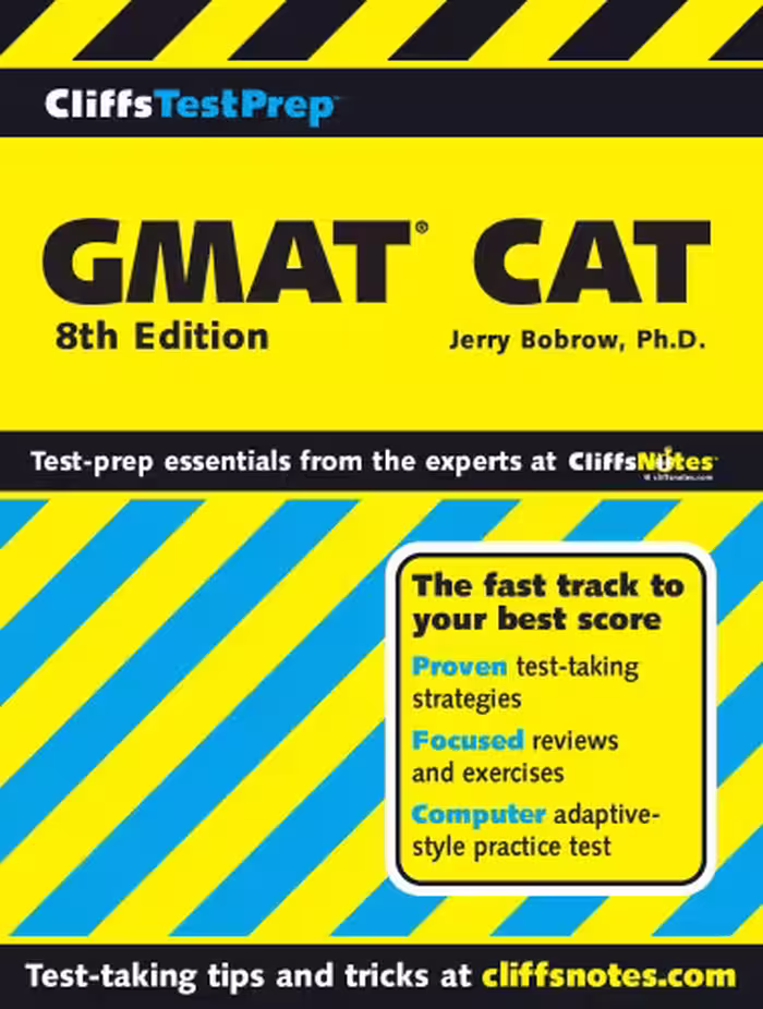 خرید و دانلود نسخه کامل کتاب GMAT CAT (Computer-Adaptive Graduate Management Admission Test) (Cliffs Test Prep)