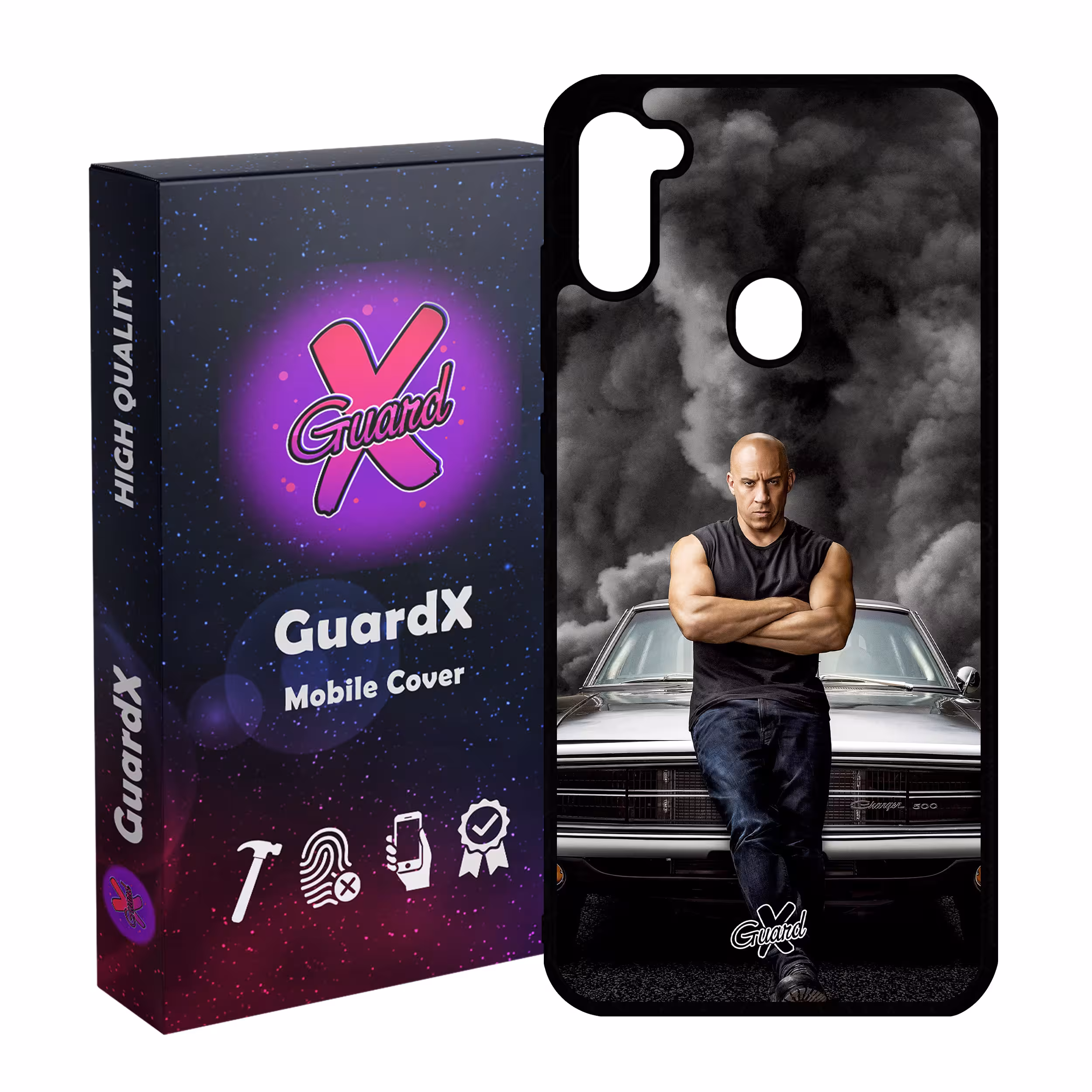 کاور گارد ایکس طرح Vin Diesel مدل Glass10183 مناسب برای گوشی موبایل سامسونگ Galaxy A11 / M11
