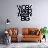 دیوارکوب ماهوت طرح work hard dream big کد 02
