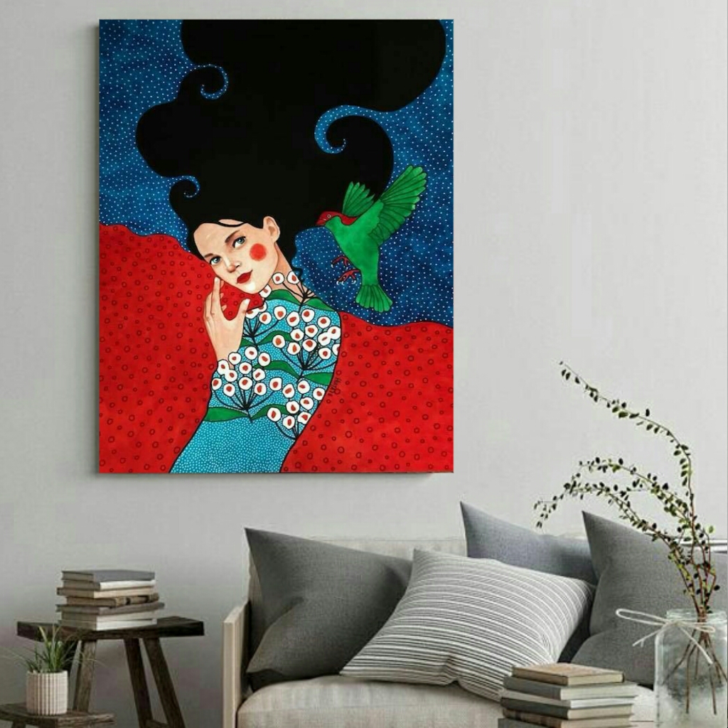 تابلو بوم طرح مدرن مدل TB1222