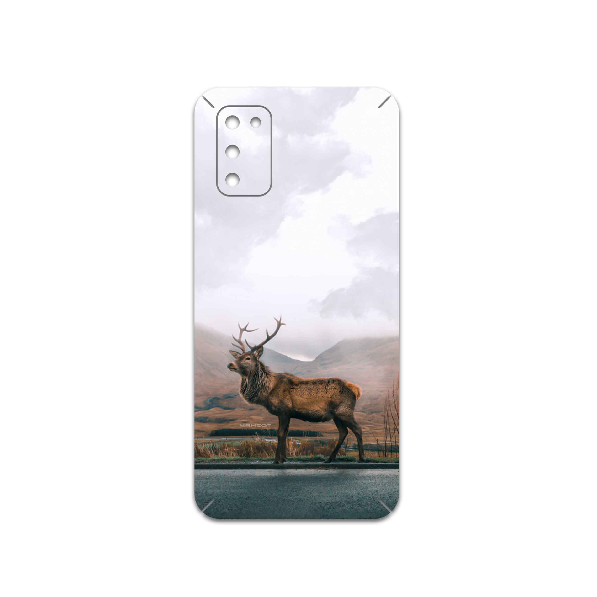 برچسب پوششی ماهوت مدل Horned-Deer مناسب برای گوشی موبایل سامسونگ Galaxy M02s