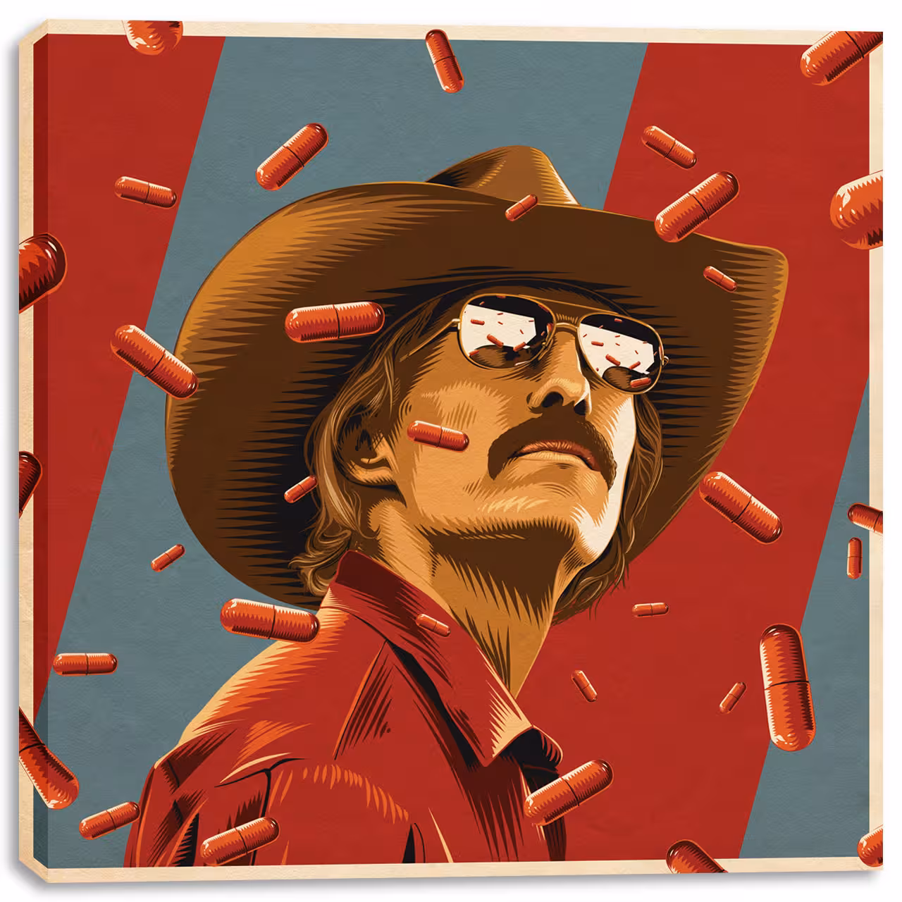 تابلو بوم وی وین آرت کد 153 طرح Dallas Buyers Club