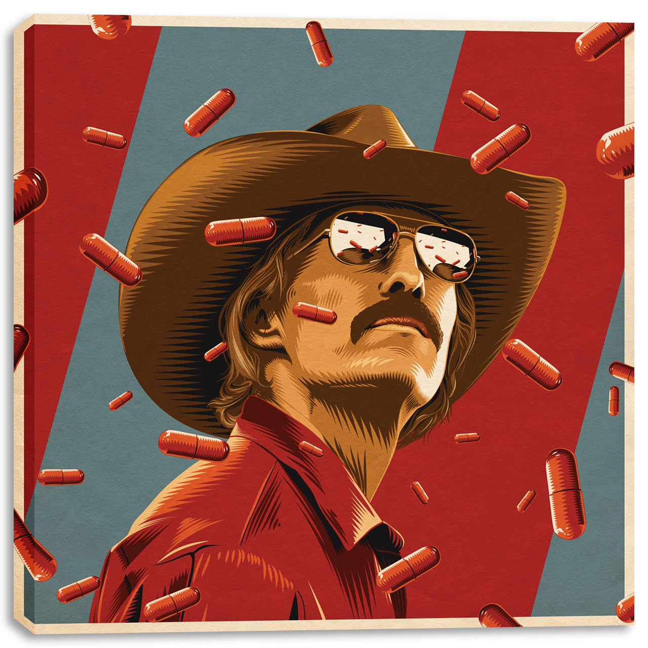  تابلو بوم وی وین آرت کد 153 طرح Dallas Buyers Club