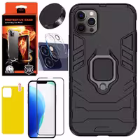 کاور کینگ کونگ مدل BATMAN مناسب برای گوشی موبایل اپل Iphone 13 Pro Max به همراه محافظ صفحه نمایش و محافظ لنز دوربین و محافظ پشت گوشی و پایه نگهدارنده
