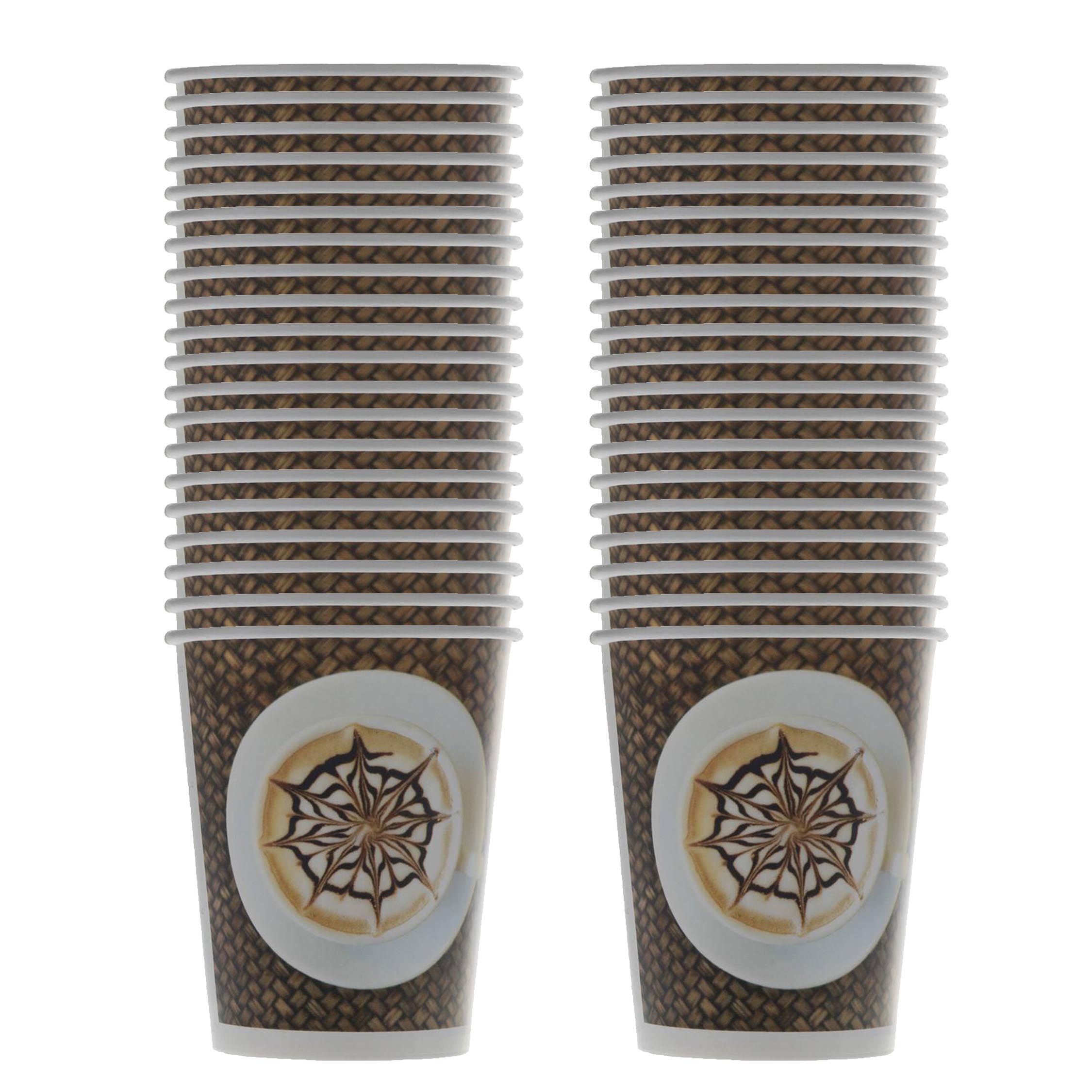 لیوان یکبار مصرف کاغذی الین پلاست مدل KGH2-40 بسته 40 عددی