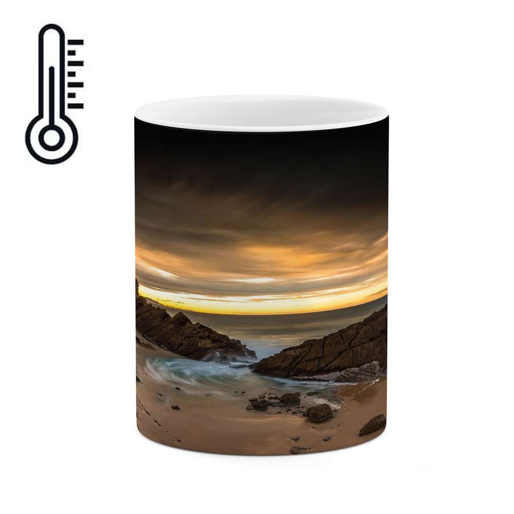 ماگ حرارتی کاکتی طرح منظره مدل mgh14074