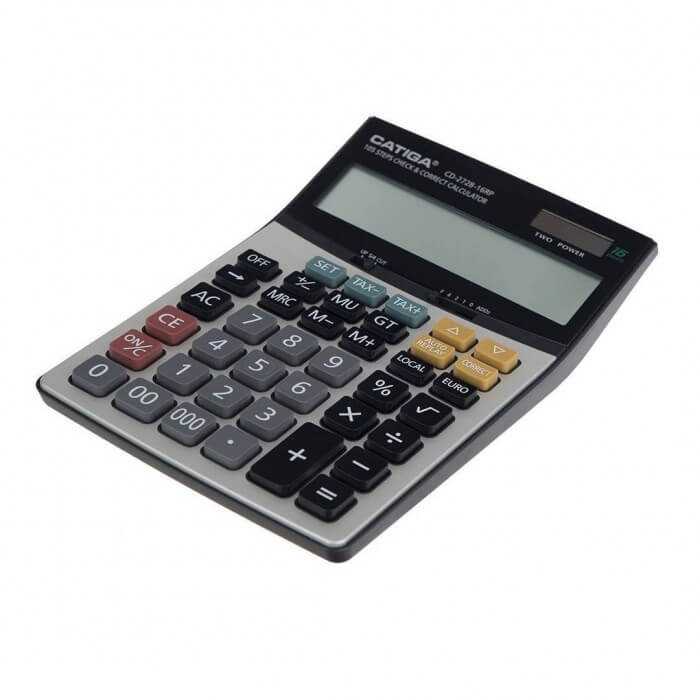 ماشین حساب رومیزی کاتیگا مدل CD-2728-14 RP