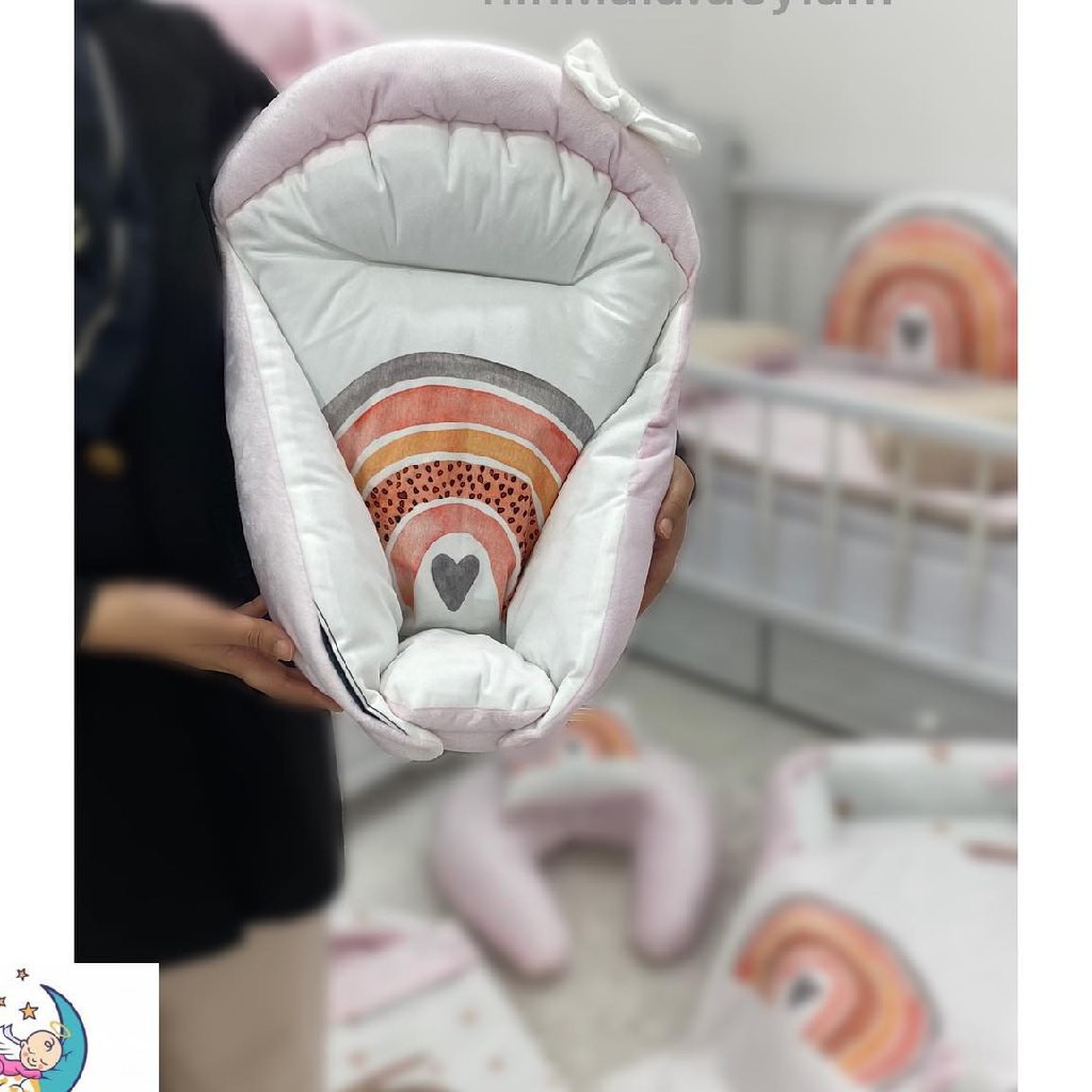 ست خوا ب نوزاد طبی و ضد حساسیت پکیج ده تیکه در طرح و رنگ دلخاهتون (سفارشی)