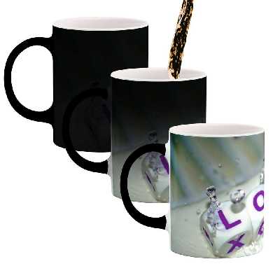 ماگ حرارتی طرح گل مدل mgh03284