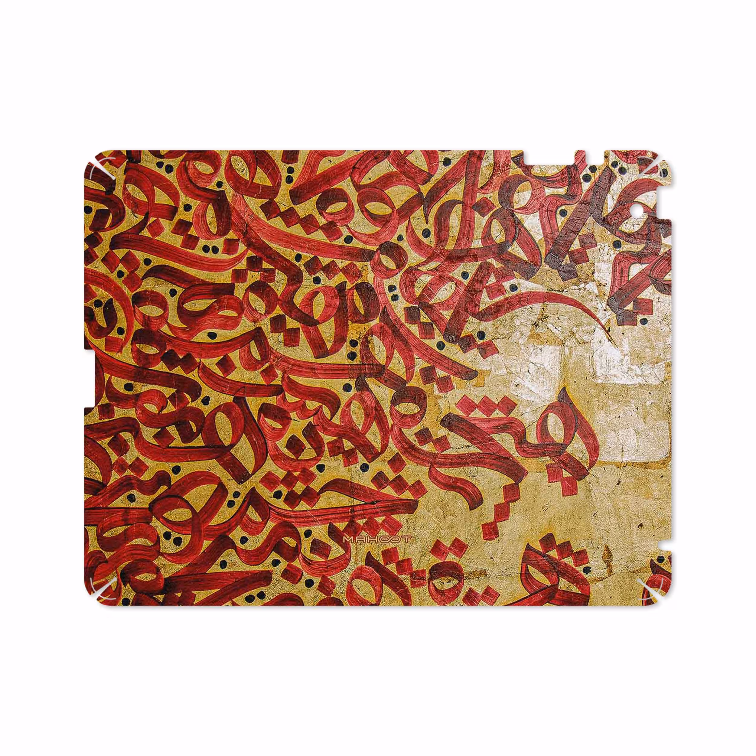 برچسب پوششی ماهوت مدل Nastaliq-6 مناسب برای تبلت اپل iPad 2 2011 A1397