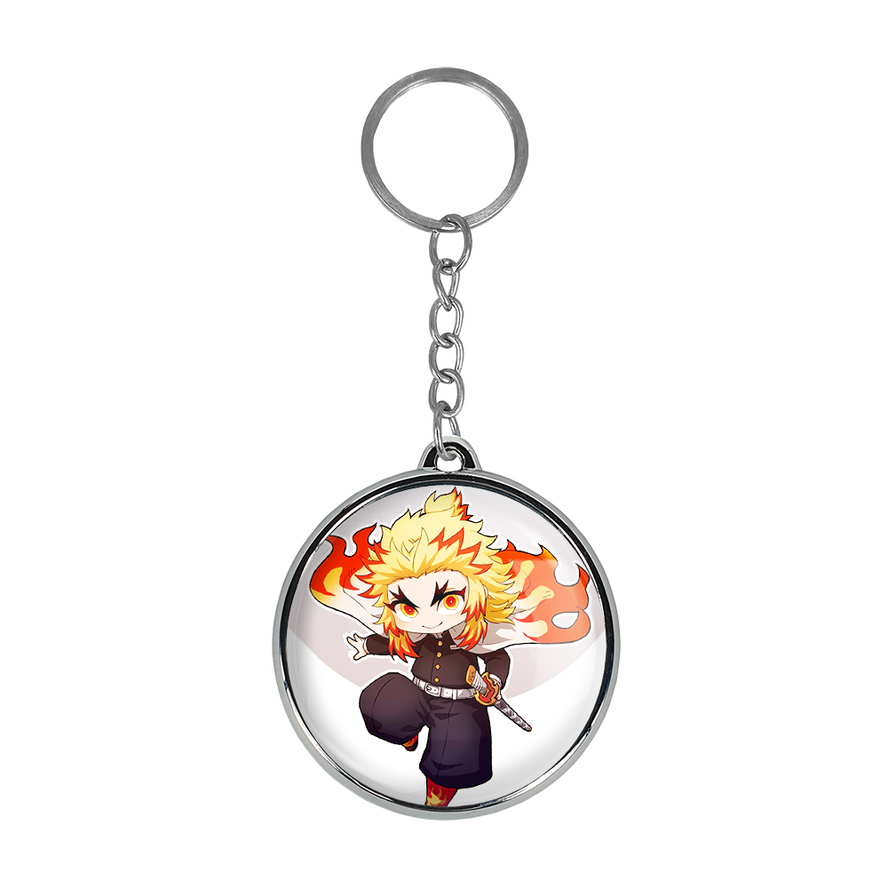 جاکلیدی خندالو طرح کیوجورو رنگوکو انیمه شیطان کش مدل دوطرفه کد 1010510101