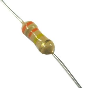 مقاومت 330 کیلو اهم 1/4 وات 5 درصد | 330K