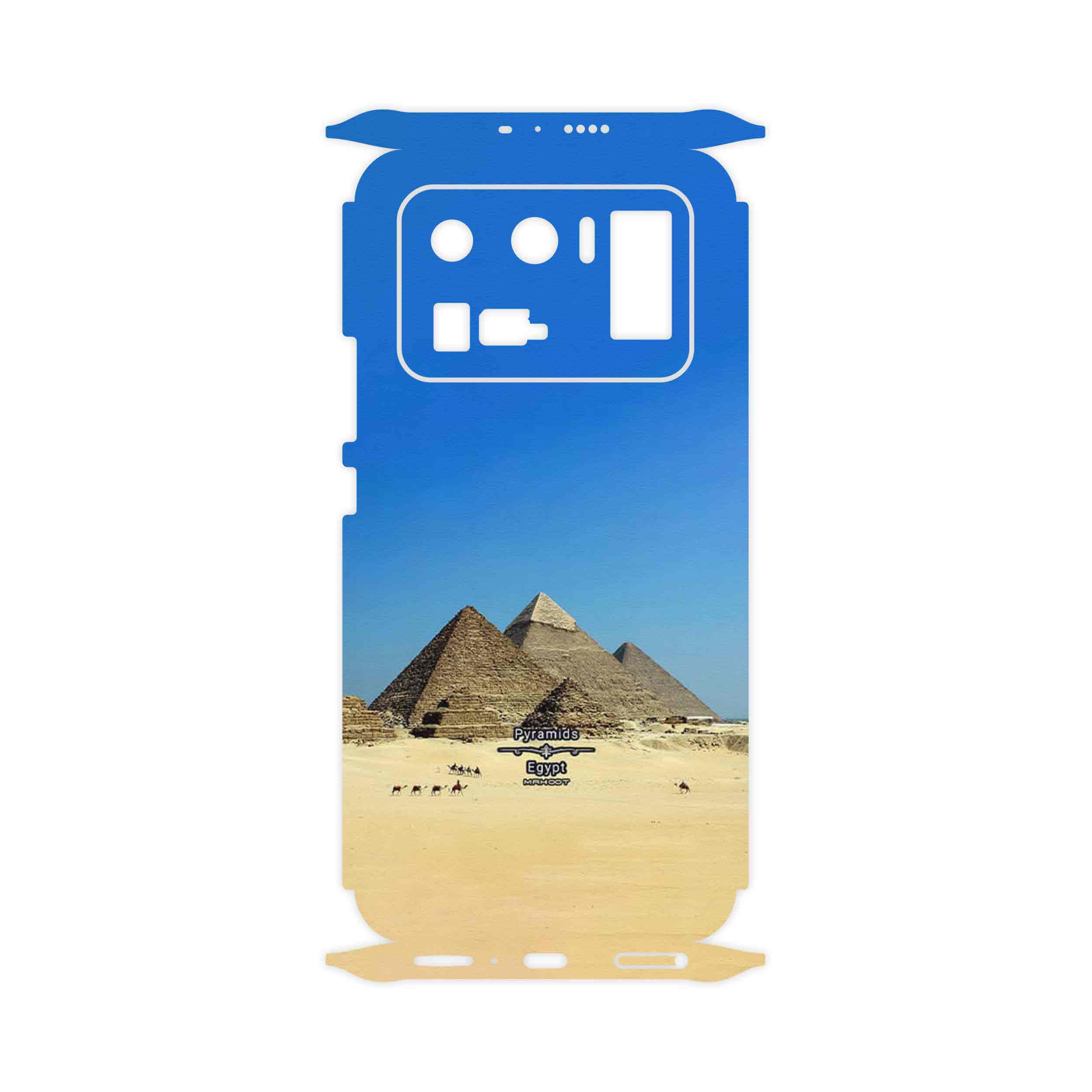 برچسب پوششی ماهوت مدل Pyramids of Egypt-FullSkin مناسب برای گوشی موبایل شیائومی Mi 11 Ultra