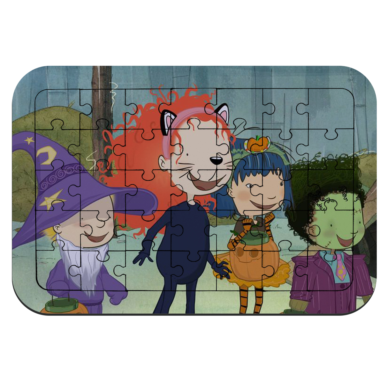 پازل 35 تکه طرح انیمیشن نیکا و داداشی مدل NI931