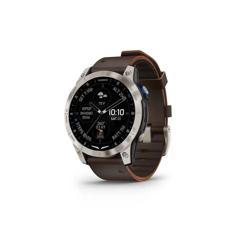 ساعت هوشمند گارمین Garmin d2 mach 1 leather band