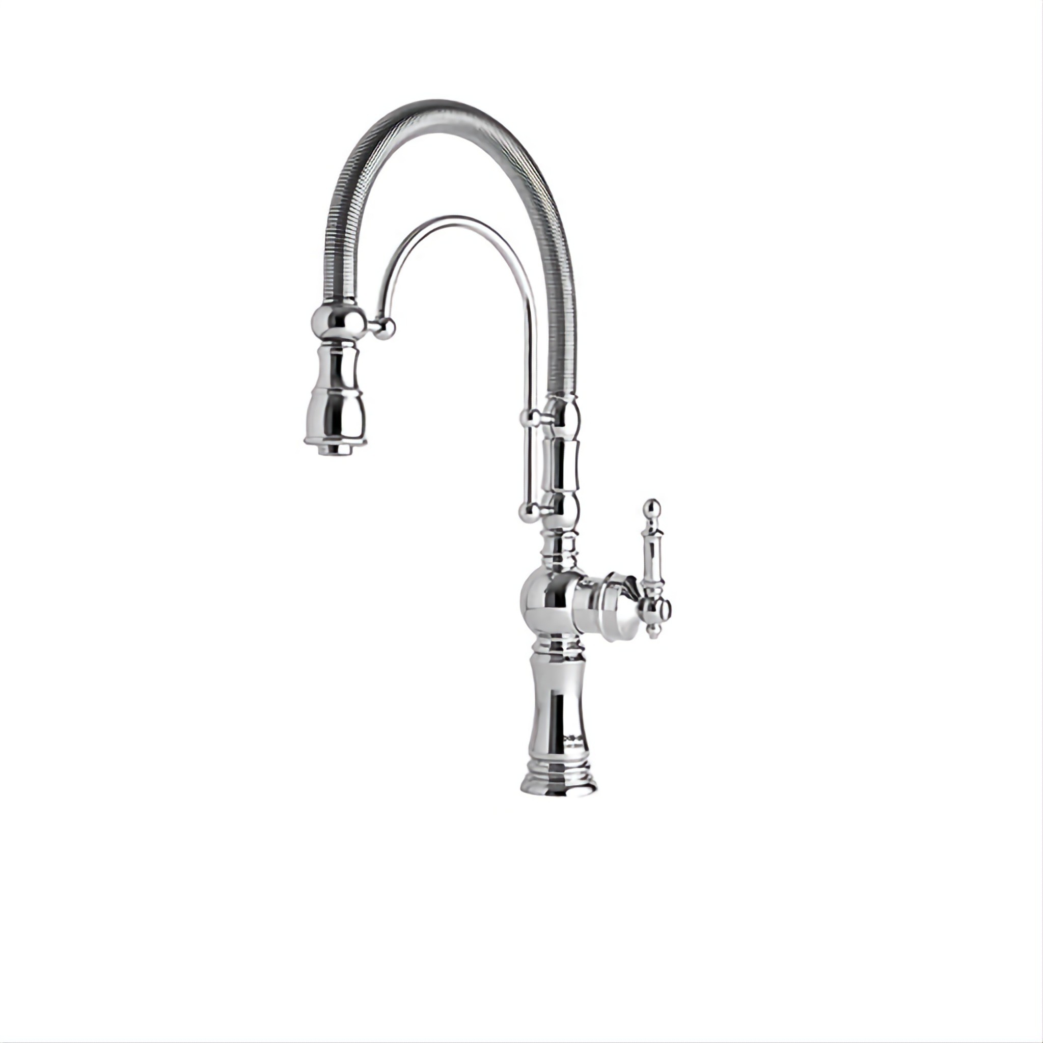 شیر ظرفشویی فنری تک کاره کروم