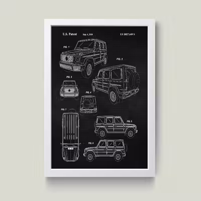 تابلو مدل MercedesBenz G-Class کد m2587-w