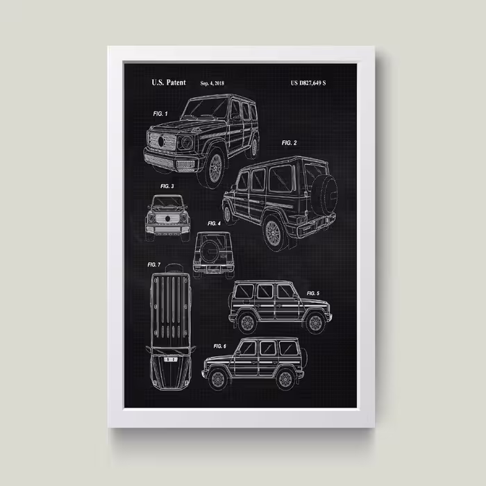 تابلو مدل MercedesBenz G-Class کد m2587-w