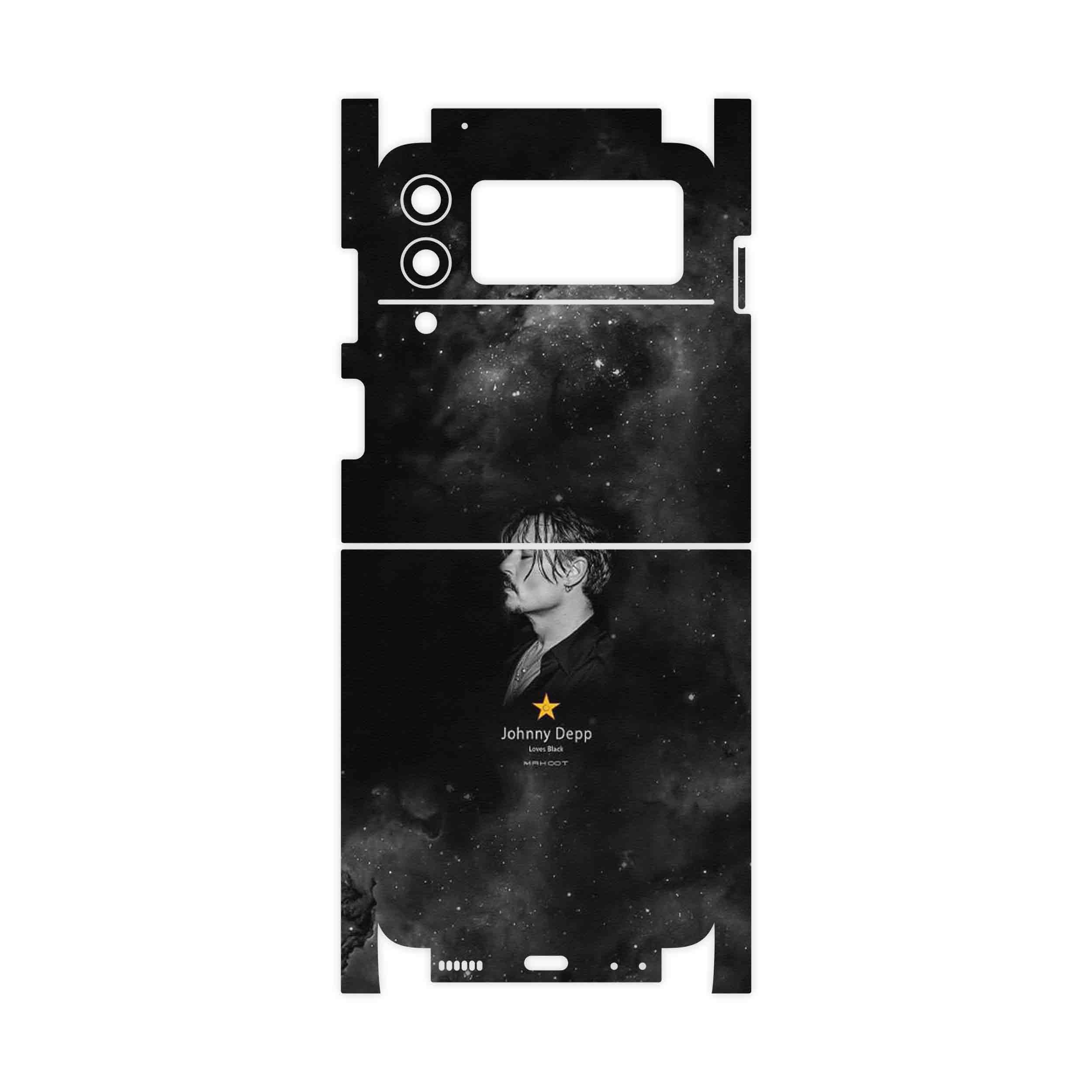 برچسب پوششی ماهوت مدل Johnny Depp-FullSkin مناسب برای گوشی موبایل سامسونگ Galaxy Z Flip3 5G